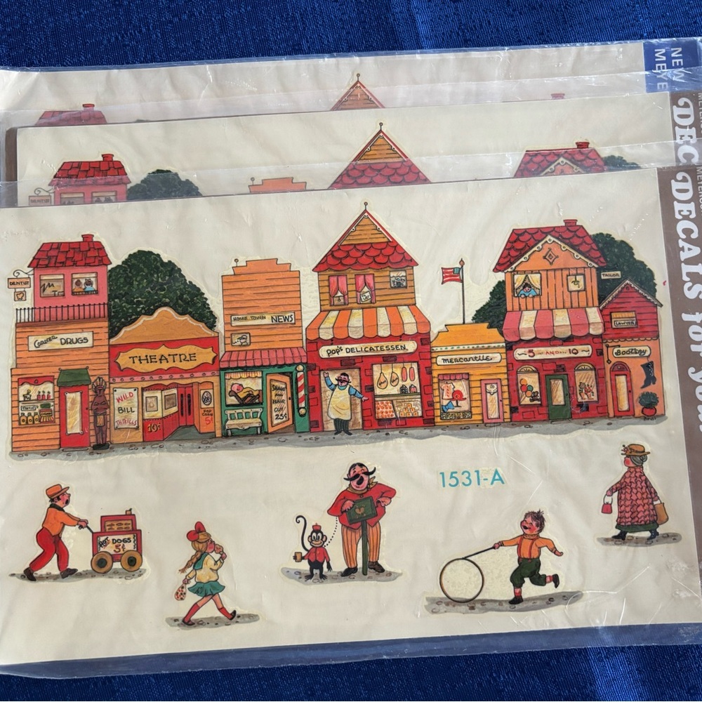 (3) Vintage Meyercord Art Decals